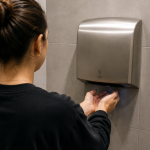 El secador de manos del baño público puede estar poniendo bacterias en tus manos